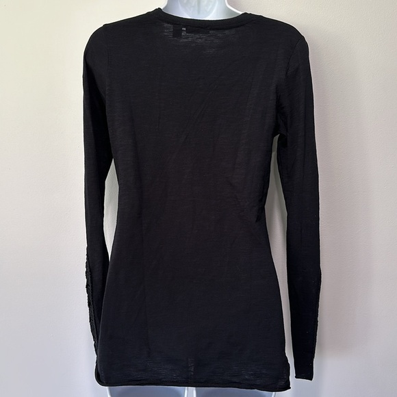 Lace trim long sleeve shirt - Picture 3 of 4